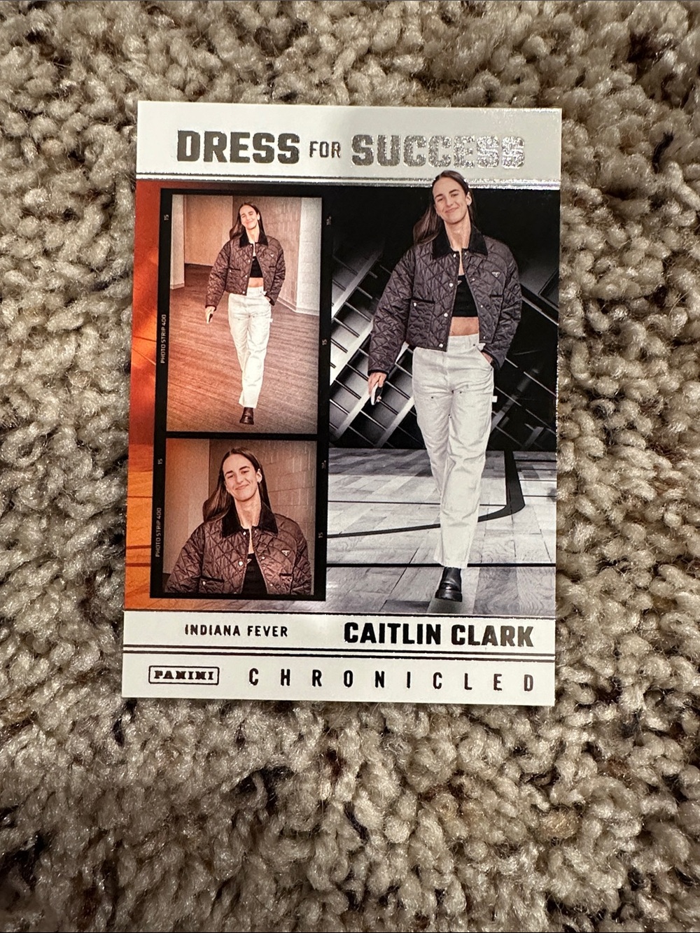 Panini Caitlin Clark Dress for Success Card - #69